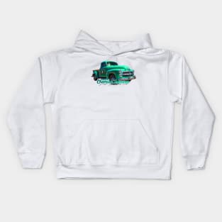 1954 Chevrolet Advance Design 3100 Pickup Truck Kids Hoodie